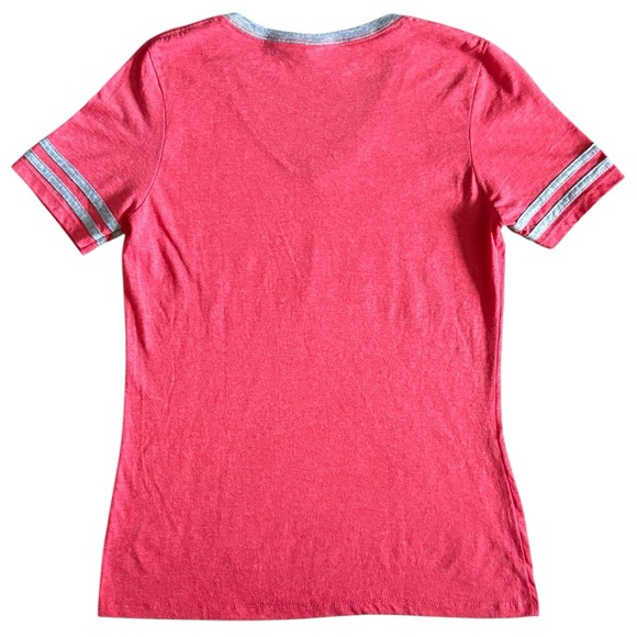 Kansas City Chiefs Women's Red V-Neck Football Jersey Tee - Size Small - Picture 3 of 6